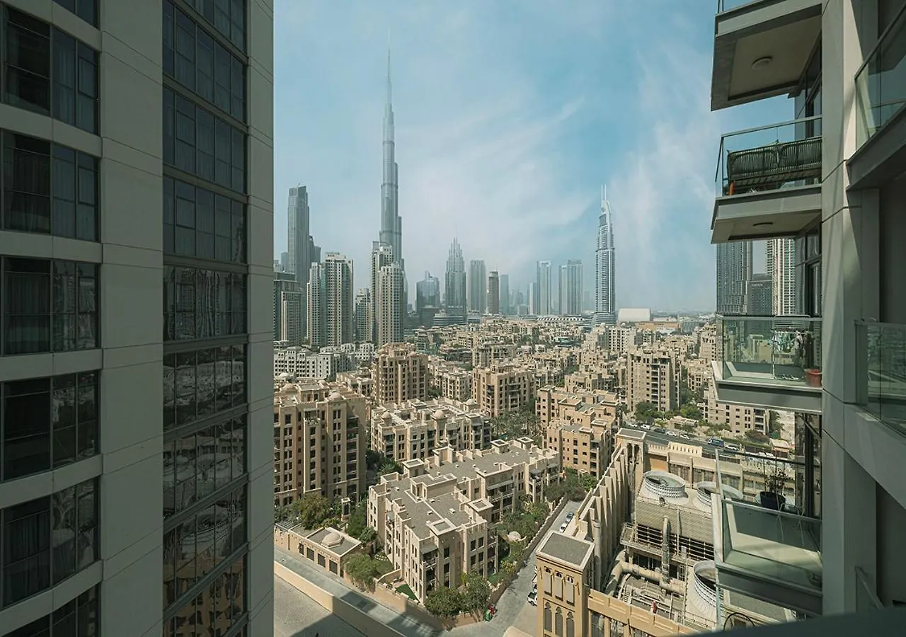 Full Burj Khalifa View - 9 Min Walk To Dubai Mall & Fountain - Luxury 1 Bedroom - Gym - Pool 0*,